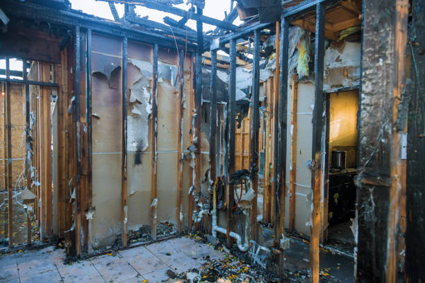 Professional Emergency Fire Cleanup technician working in Parsons, WV